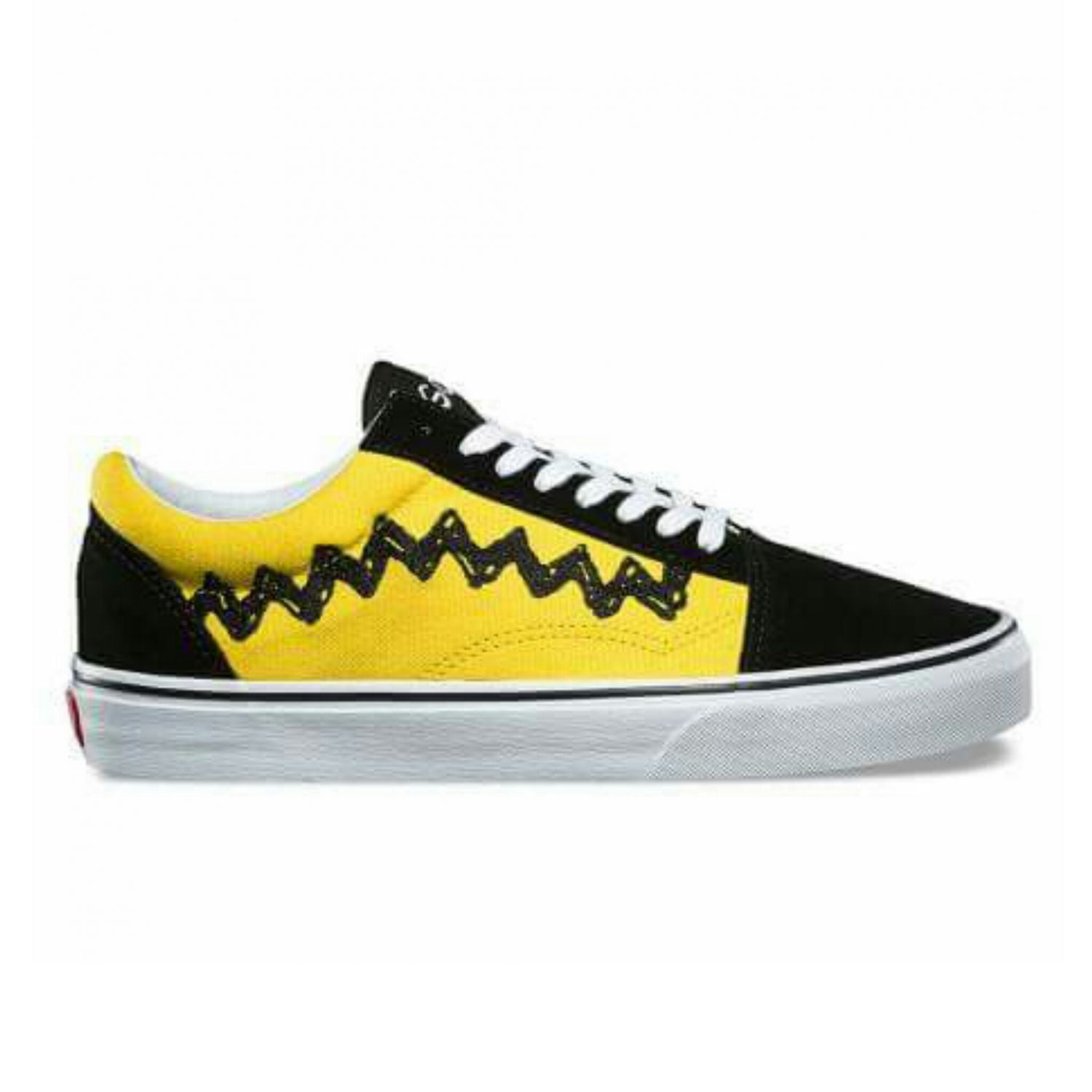 vans black and yellow shoes